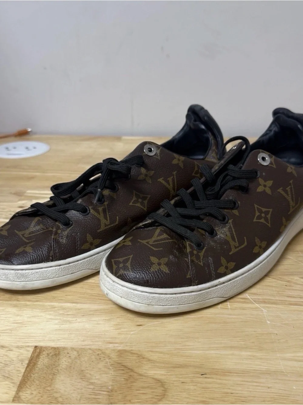 Louis Vuitton Luxembourg Canvas Monogram Sneakers Mens UK 7 US 8 - Picture 1 of 10